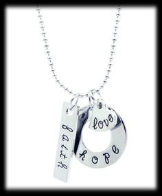 Faith Love & Hope Necklace